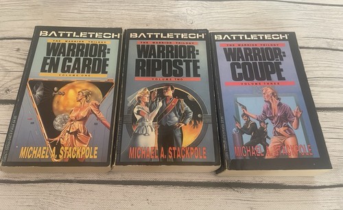 Battletech warrior trilogy lot - battletech,